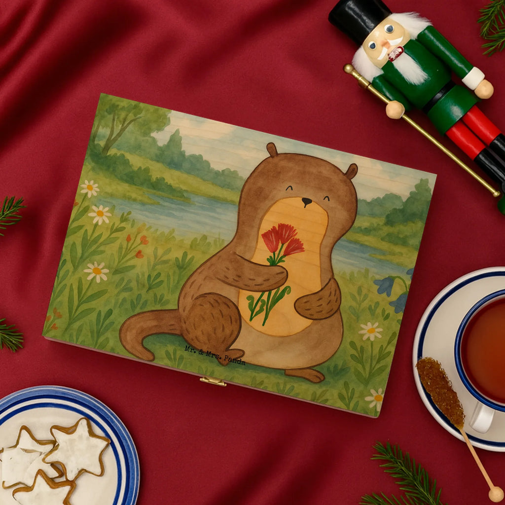 teedose Otter Blumenstrauß Design holzteebox, teebox, teeaufbewahrungsbox, box für teebeutel, holzteekiste, teekiste, teekasten, teebeutel aufbewahrung, tee sortierbox, box für tee, tee organizer, teeaufbewahrung, teebeutel organizer, aufbewahrungsbox für teebeutel, tee kiste, teebeutelbox, tee beutel halter, aufbewahrungsbox tee, vorratsbox tee, teebox für teebeutel, teebehälter, tee organizer box, teedose, aufbewahrung tee, teebeutel aufbewahrungsbox, teebeutel behälter, Otter, Fischotter, Seeotter, Otter Seeotter See Otter