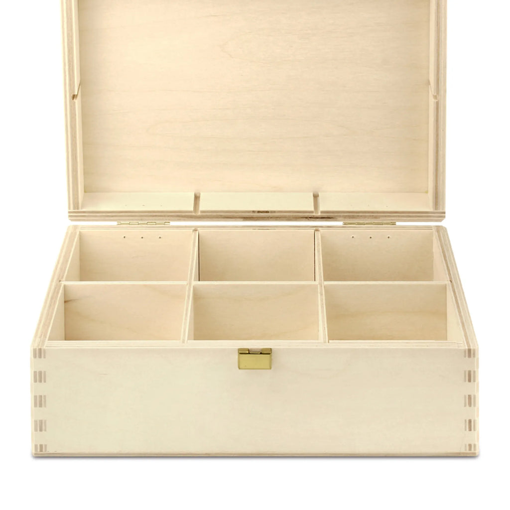 teebeutel aufbewahrung groß teedose holz Elefant Seifenblasen Design