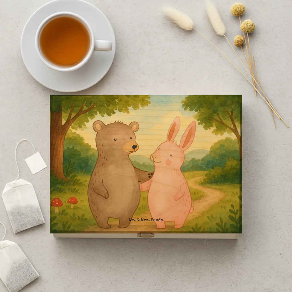 teebox Bär und Hase Umarmen Design box für tee, teedose, box für teebeutel, tee organizer, teebeutel aufbewahrung, teebeutel behälter, aufbewahrungsbox tee, teebeutel aufbewahrungsbox, vorratsbox tee, holzteekiste, tee kiste, teebeutelbox, teekasten, tee beutel halter, teebox für teebeutel, aufbewahrungsbox für teebeutel, aufbewahrung tee, teekiste, teeaufbewahrungsbox, holzteebox, teeaufbewahrung, tee organizer box, teebox, tee sortierbox, teebehälter, teebeutel organizer, Freundin, Freund, Liebe, Liebesgeschenk, Jahrestag, Verlobung, Partner, Ehemann, Ehefrau, Heiraten, Heiratsantrag, Hocheitstag, best friends, bester Freund, Freunde, Hase, Bär, Bärchen