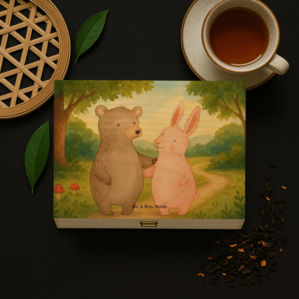 teebox Bär und Hase Umarmen Design box für tee, teedose, box für teebeutel, tee organizer, teebeutel aufbewahrung, teebeutel behälter, aufbewahrungsbox tee, teebeutel aufbewahrungsbox, vorratsbox tee, holzteekiste, tee kiste, teebeutelbox, teekasten, tee beutel halter, teebox für teebeutel, aufbewahrungsbox für teebeutel, aufbewahrung tee, teekiste, teeaufbewahrungsbox, holzteebox, teeaufbewahrung, tee organizer box, teebox, tee sortierbox, teebehälter, teebeutel organizer, Freundin, Freund, Liebe, Liebesgeschenk, Jahrestag, Verlobung, Partner, Ehemann, Ehefrau, Heiraten, Heiratsantrag, Hocheitstag, best friends, bester Freund, Freunde, Hase, Bär, Bärchen