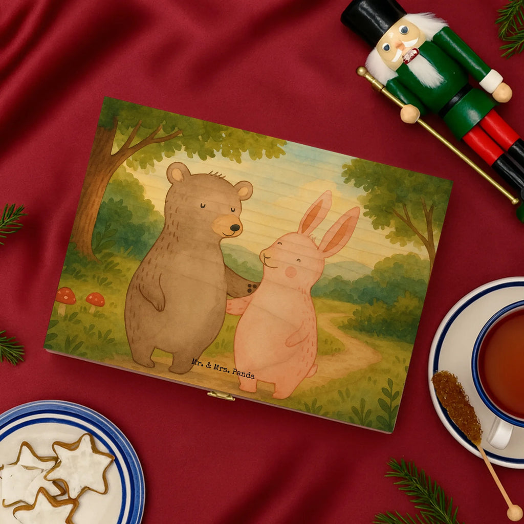 teebox Bär und Hase Umarmen Design box für tee, teedose, box für teebeutel, tee organizer, teebeutel aufbewahrung, teebeutel behälter, aufbewahrungsbox tee, teebeutel aufbewahrungsbox, vorratsbox tee, holzteekiste, tee kiste, teebeutelbox, teekasten, tee beutel halter, teebox für teebeutel, aufbewahrungsbox für teebeutel, aufbewahrung tee, teekiste, teeaufbewahrungsbox, holzteebox, teeaufbewahrung, tee organizer box, teebox, tee sortierbox, teebehälter, teebeutel organizer, Freundin, Freund, Liebe, Liebesgeschenk, Jahrestag, Verlobung, Partner, Ehemann, Ehefrau, Heiraten, Heiratsantrag, Hocheitstag, best friends, bester Freund, Freunde, Hase, Bär, Bärchen