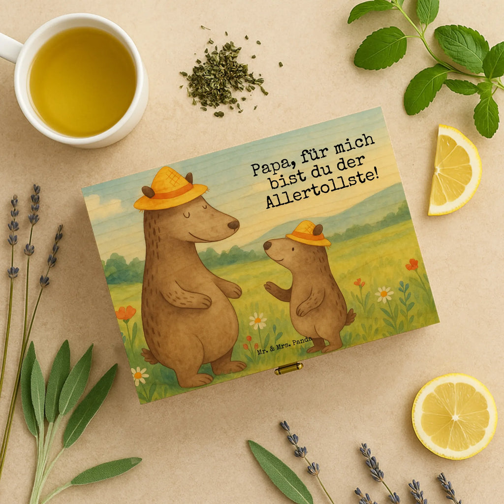 teebox Bären mit Hut Design teekiste, tee sortierbox, tee beutel halter, teekasten, teebeutel behälter, aufbewahrung tee, tee organizer, aufbewahrungsbox tee, holzteekiste, teebox für teebeutel, tee organizer box, aufbewahrungsbox für teebeutel, holzteebox, box für tee, teebeutel organizer, teebeutel aufbewahrung, teebeutelbox, teeaufbewahrungsbox, teedose, box für teebeutel, teebeutel aufbewahrungsbox, vorratsbox tee, tee kiste, teeaufbewahrung, teebehälter, teebox, Muttertag, Vatertag, Mama, Papa, Oma, Opa, Familie, Schwester, Bruder, Kinder, Bären, Lieblingsmensch, Bär, Vater-Sohn, Vorbild, Kind, Sohn, Daddy, Family, Papi, Vater, Paps, Söhne, Dad