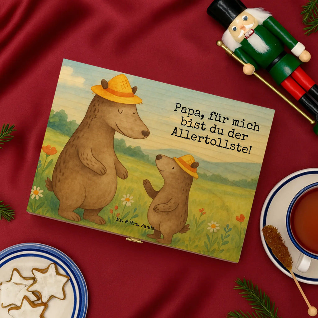 teebox Bären mit Hut Design teekiste, tee sortierbox, tee beutel halter, teekasten, teebeutel behälter, aufbewahrung tee, tee organizer, aufbewahrungsbox tee, holzteekiste, teebox für teebeutel, tee organizer box, aufbewahrungsbox für teebeutel, holzteebox, box für tee, teebeutel organizer, teebeutel aufbewahrung, teebeutelbox, teeaufbewahrungsbox, teedose, box für teebeutel, teebeutel aufbewahrungsbox, vorratsbox tee, tee kiste, teeaufbewahrung, teebehälter, teebox, Muttertag, Vatertag, Mama, Papa, Oma, Opa, Familie, Schwester, Bruder, Kinder, Bären, Lieblingsmensch, Bär, Vater-Sohn, Vorbild, Kind, Sohn, Daddy, Family, Papi, Vater, Paps, Söhne, Dad