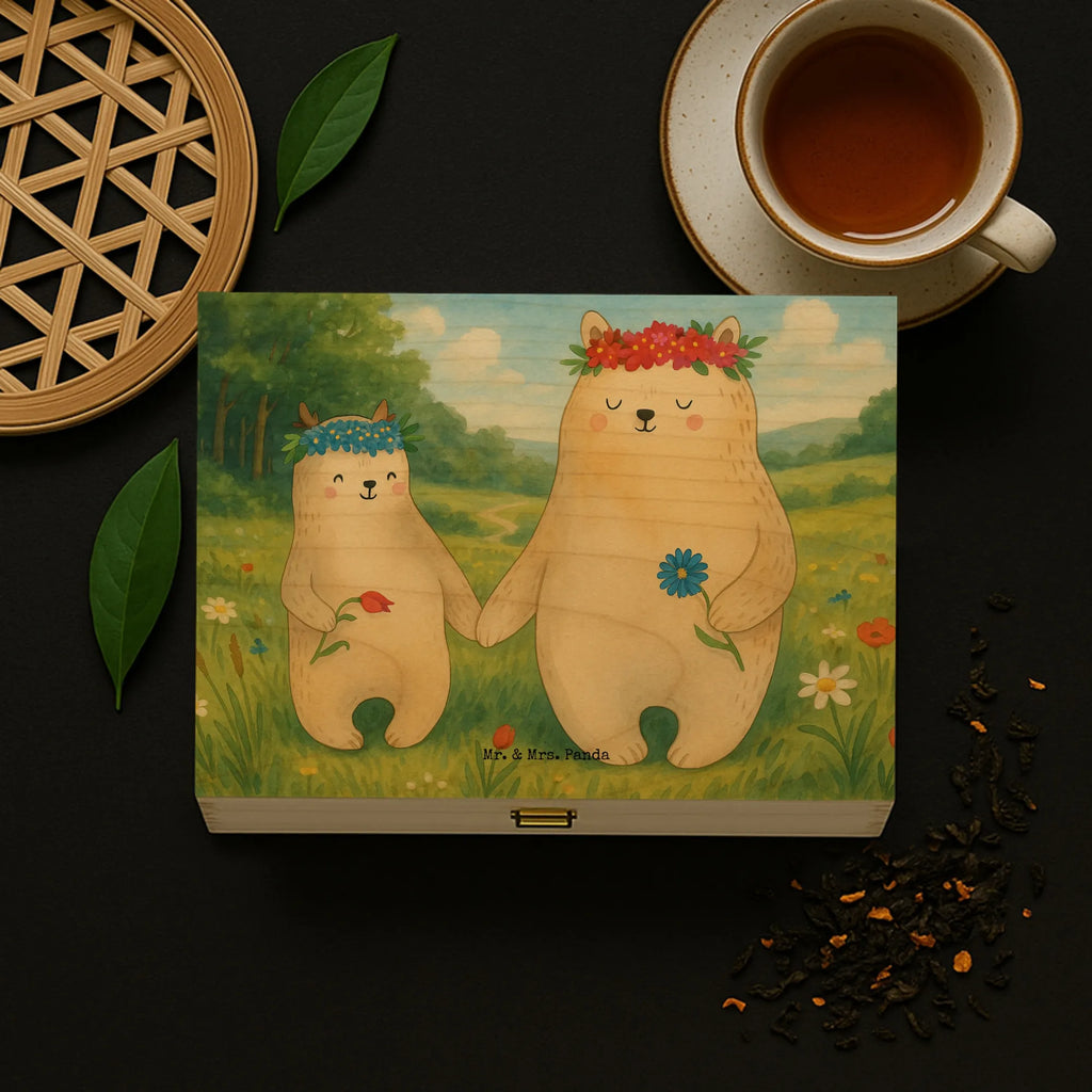 teedose Bären mit Blumenkranz Design aufbewahrungsbox tee, tee sortierbox, teebox für teebeutel, teebeutelbox, teebeutel aufbewahrungsbox, teebeutel behälter, tee beutel halter, vorratsbox tee, teebehälter, teebeutel organizer, tee organizer box, tee organizer, teekiste, tee kiste, aufbewahrung tee, teekasten, holzteebox, holzteekiste, aufbewahrungsbox für teebeutel, box für teebeutel, teedose, teeaufbewahrung, teeaufbewahrungsbox, teebeutel aufbewahrung, box für tee, teebox, Muttertag, Vatertag, Mama, Papa, Oma, Opa, Familie, Schwester, Bruder, Mutter, Lieblingsmama, Kinder, Kind, Tochter, weltbeste Mama, Bären, Bär, Mutti, Vorbild, Family, Geschenk Mama. Muttertag, Lieblingsmensch, Mami, beste Mutter, Töchter