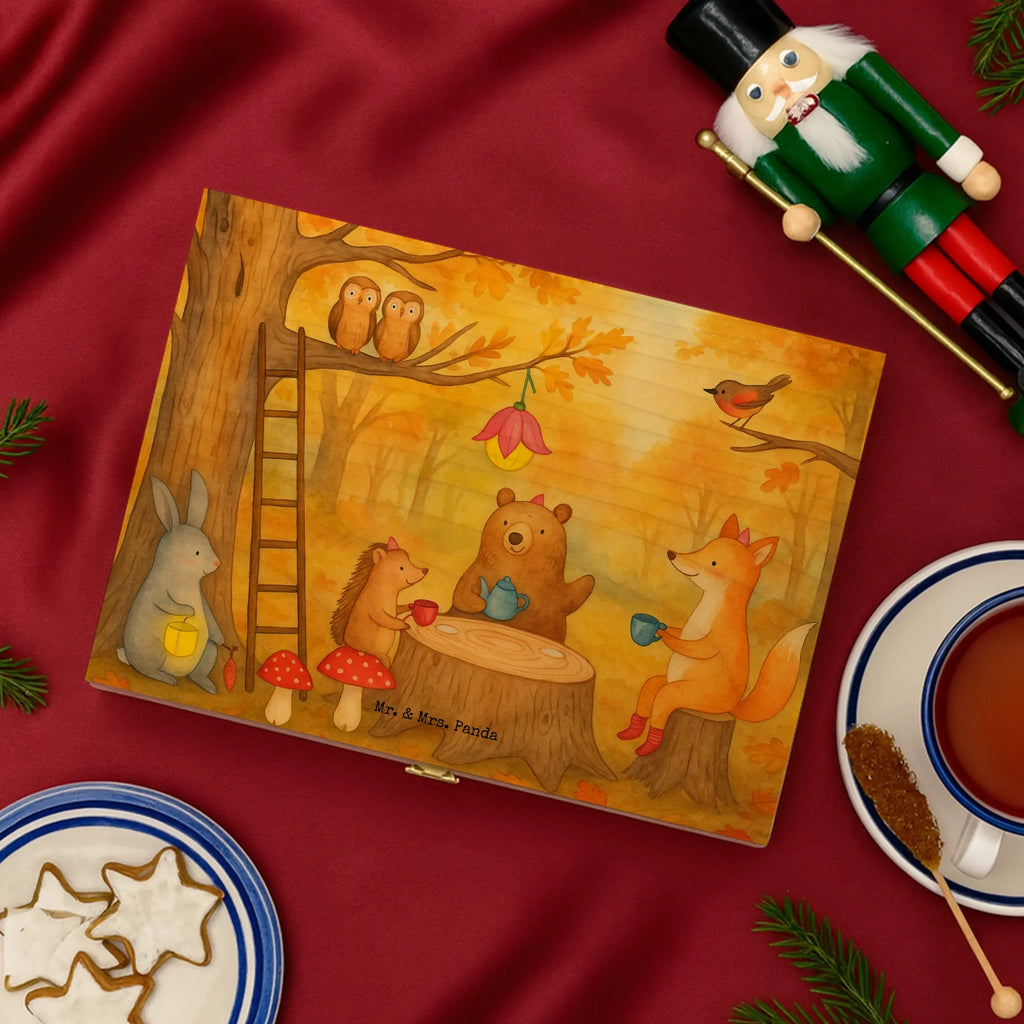 teebeutel aufbewahrung Waldtiere Picknick Design teebeutel aufbewahrungsbox, holzteekiste, aufbewahrungsbox tee, teebeutel aufbewahrung, teebeutelbox, teebehälter, holzteebox, tee kiste, teebox, tee sortierbox, teekiste, aufbewahrungsbox für teebeutel, box für teebeutel, box für tee, teekasten, tee beutel halter, aufbewahrung tee, teedose, teeaufbewahrungsbox, tee organizer box, vorratsbox tee, teeaufbewahrung, teebeutel organizer, teebeutel behälter, teebox für teebeutel, tee organizer, lustige Sprüche, Tiere, Tiermotive, Gute Laune, Hase, Maus, Igel, Picknick, Waldtiere, Fuchs, Eichhörnchen, Wald