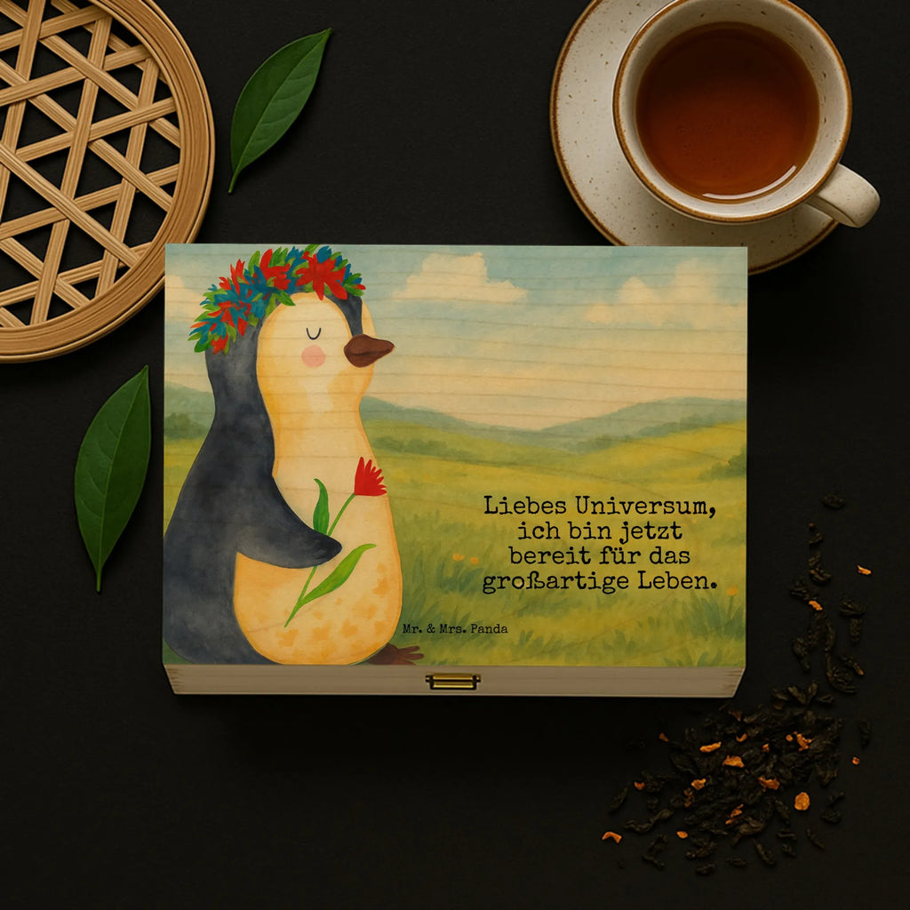 teebox Pinguin Blumen Design teebox für teebeutel, teebeutel behälter, teebox, box für teebeutel, teeaufbewahrungsbox, teebeutel aufbewahrung, teedose, tee organizer, teebeutel organizer, aufbewahrungsbox für teebeutel, tee kiste, teebeutel aufbewahrungsbox, tee sortierbox, teekasten, tee beutel halter, tee organizer box, teebehälter, vorratsbox tee, teeaufbewahrung, aufbewahrungsbox tee, box für tee, holzteebox, holzteekiste, teekiste, aufbewahrung tee, teebeutelbox, Pinguin, Blumenkranz, Lebensziele, Pinguine, Liebeskummer, Wünsche, Geschenkidee, Ziele, Lebenslust, Motivation, Universum, Leben