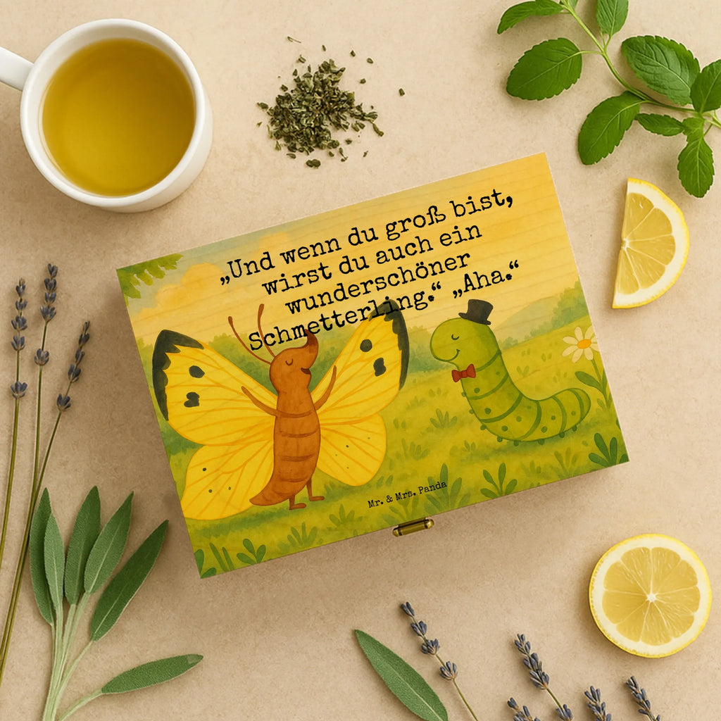 teebox Raupe Schmetterling Design holzteebox, teebeutel behälter, teekiste, holzteekiste, teebox, box für tee, teebeutel organizer, vorratsbox tee, tee organizer, tee sortierbox, teeaufbewahrungsbox, aufbewahrungsbox tee, teebeutelbox, box für teebeutel, tee organizer box, teebehälter, teebox für teebeutel, teebeutel aufbewahrungsbox, teeaufbewahrung, aufbewahrungsbox für teebeutel, tee kiste, teebeutel aufbewahrung, tee beutel halter, aufbewahrung tee, teedose, teekasten, lustige Sprüche, Tiere, Tiermotive, Gute Laune, Schmetterling, Hut, Raupe, Aufwachsen, Erwachsen werden, Kokon, Hütchen, Entwicklung, Schönheit, Zitronenfalter