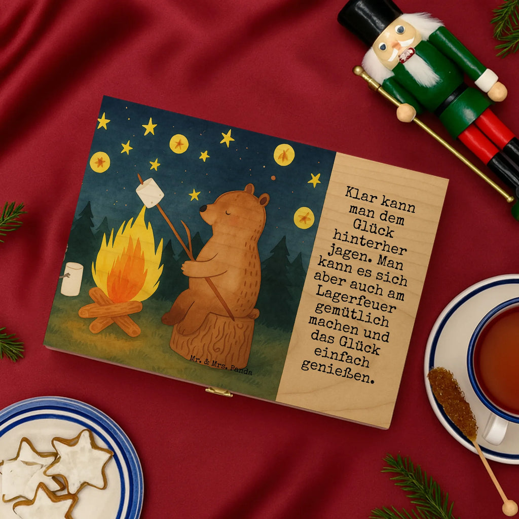  Niedźwiedź i biedronka przy ognisku Design Niedźwiedź, Miś, Pluszowy miś