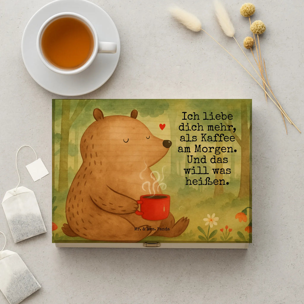  Niedźwiedź Poranna kawa Design Miłość, przyjaciel, przyjaciółka, mąż, żona, wesele, zaręczyny, prośba o rękę, prezent miłosny, rocznica, dzień ślubu
