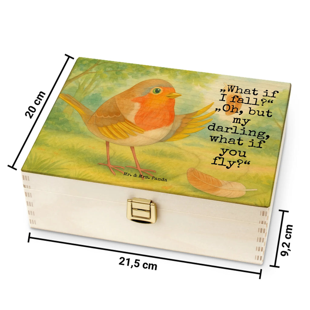 teebox Rotkehlchen Federn Design teebeutel behälter, box für teebeutel, teekiste, teebehälter, teebeutel aufbewahrung, tee beutel halter, aufbewahrungsbox tee, tee organizer box, teedose, teeaufbewahrung, holzteebox, vorratsbox tee, teebox, aufbewahrung tee, teebeutel organizer, teebox für teebeutel, tee kiste, teekasten, teeaufbewahrungsbox, box für tee, tee organizer, teebeutel aufbewahrungsbox, holzteekiste, aufbewahrungsbox für teebeutel, tee sortierbox, teebeutelbox, lustige Sprüche, Tiere, Tiermotive, Gute Laune, Motivation Sprüche, fliegen, Spruch Mut, Rotkehlchen, What if i fall, Spruch Motivation, Vogel, Motivationsbilder