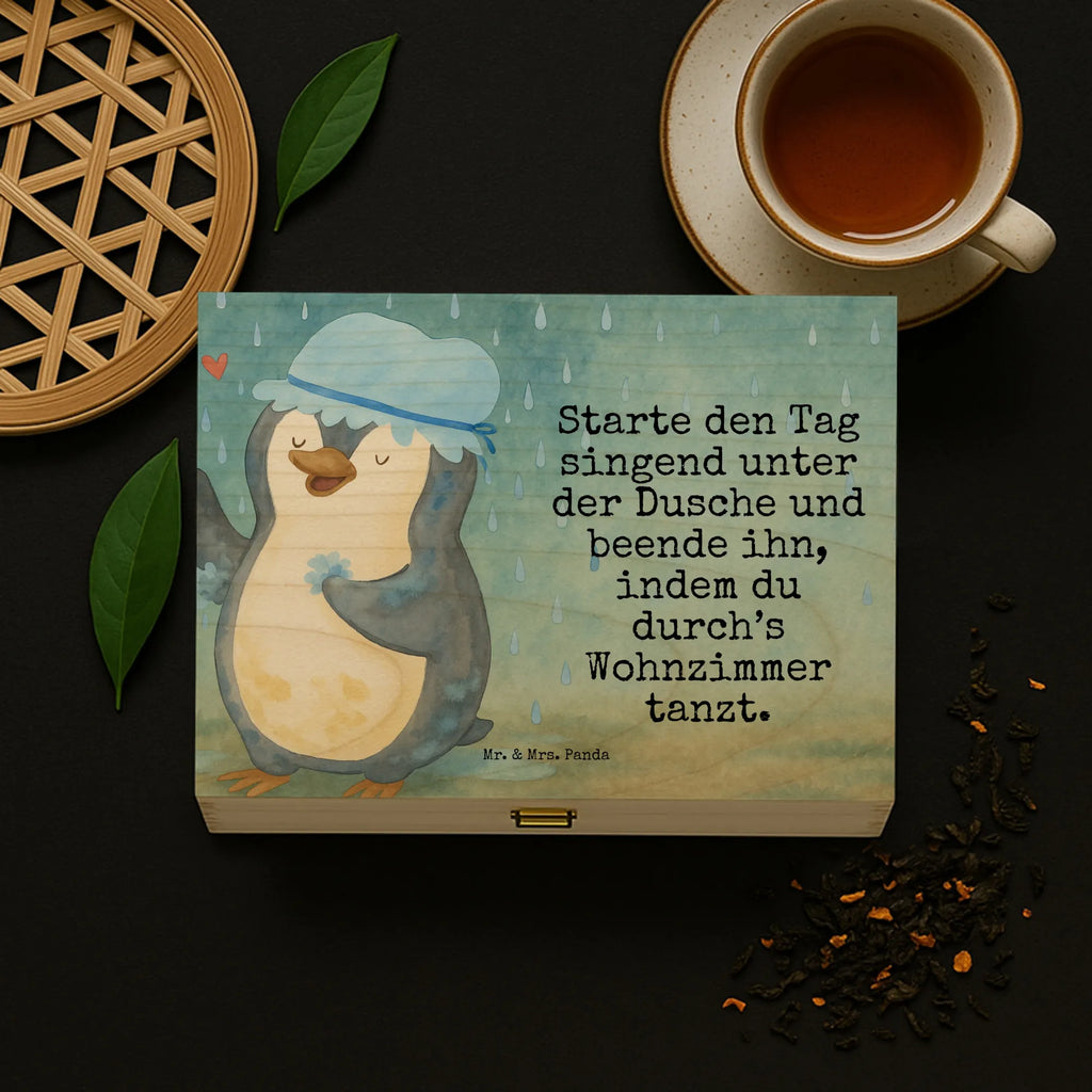  Penguin have a shower Design North Pole, Penguins, being happy, shower, life motto, new beginning, penguins, new start