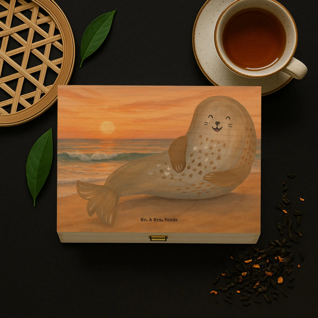 Teekiste Robbe Lachen Design teebeutel aufbewahrung, teebox für teebeutel, teekiste, tee beutel halter, teebeutel organizer, tee organizer box, vorratsbox tee, tee sortierbox, holzteebox, teeaufbewahrung, aufbewahrung tee, tee organizer, teebeutel aufbewahrungsbox, teebeutel behälter, teebeutelbox, tee kiste, aufbewahrungsbox tee, aufbewahrungsbox für teebeutel, box für tee, holzteekiste, teeaufbewahrungsbox, teedose, teebox, box für teebeutel, teekasten, teebehälter, lustige Sprüche, Tiere, Tiermotive, Gute Laune, Nordsee, Robbe, Seehund, Robben, Meerestier, Strand, Ostsee