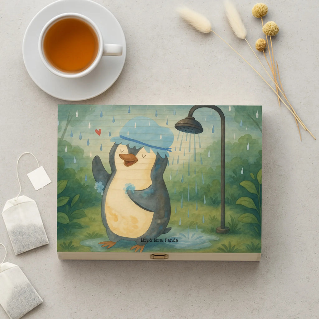  Penguin have a shower Design North Pole, Penguins, being happy, shower, life motto, new beginning, penguins, new start