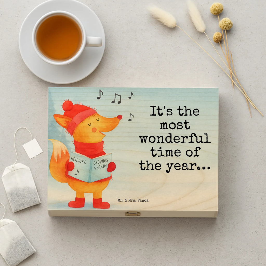 teebox Fuchs Sänger Design box für teebeutel, holzteekiste, teeaufbewahrungsbox, teekiste, aufbewahrung tee, teebehälter, teekasten, teebox, tee sortierbox, teebox für teebeutel, teebeutel aufbewahrung, teeaufbewahrung, aufbewahrungsbox tee, teebeutel aufbewahrungsbox, teedose, tee beutel halter, aufbewahrungsbox für teebeutel, tee organizer box, holzteebox, teebeutel behälter, tee kiste, teebeutel organizer, tee organizer, vorratsbox tee, box für tee, teebeutelbox, Weihnachten, Winter, Weihnachtsdeko, Nikolaus, Advent, Heiligabend, Wintermotiv, Fuchs, Füchse, Sänger, Geschenk Sänger, Weihnachtslieder, Singen