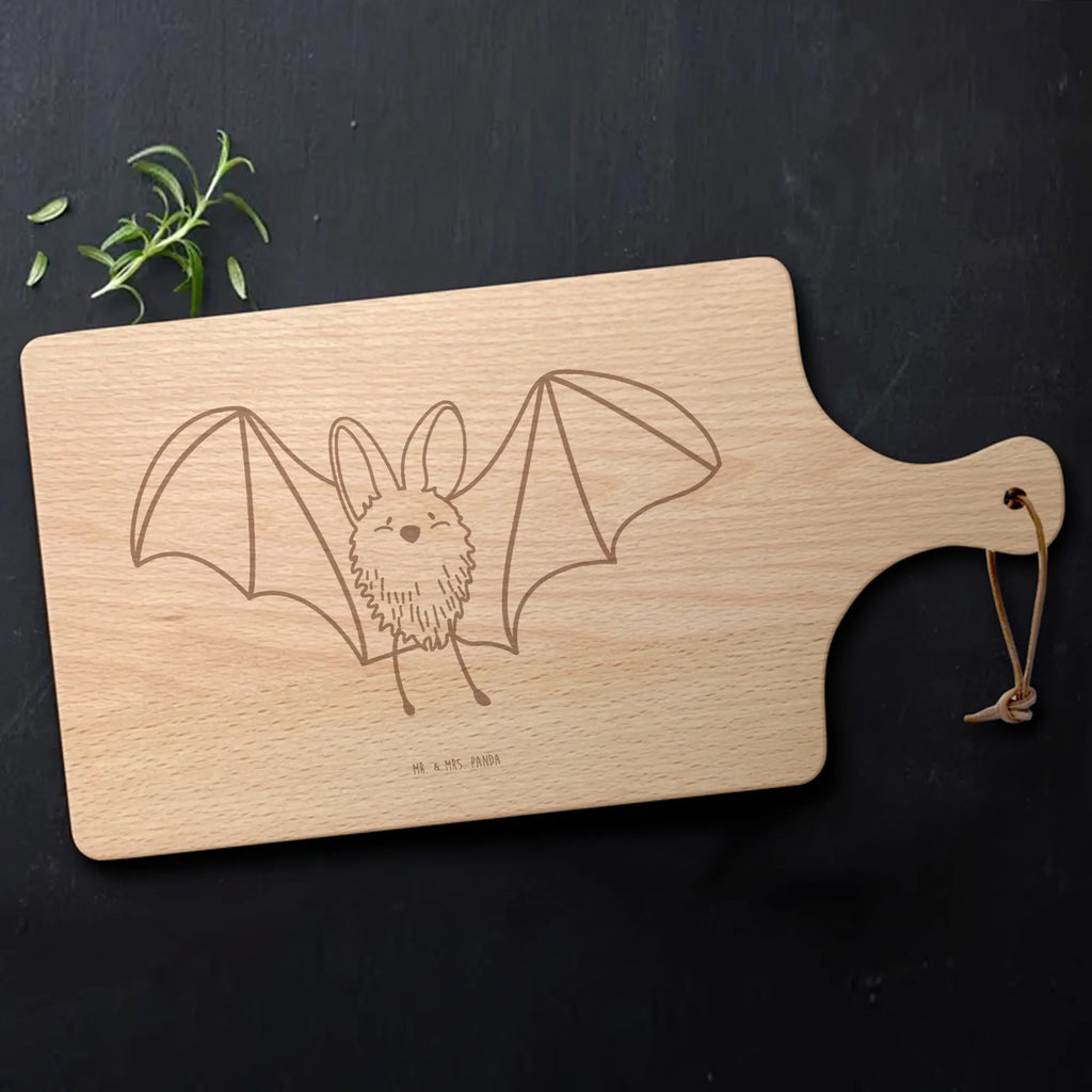 Cutting board with handle bat wing card, gift ideas, gifts, small animals, cute, cute animal motives, hand drawn, funny sayings, good mood, special gifts, animal lover