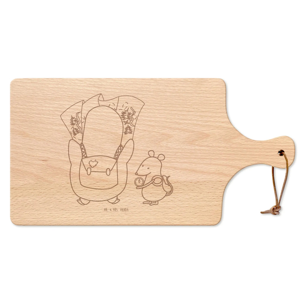 Cutting board with handle Penguin & Mouse Hiker North Pole, Penguins, excursion, road trip, penguins, adventurer, hiking, adventure