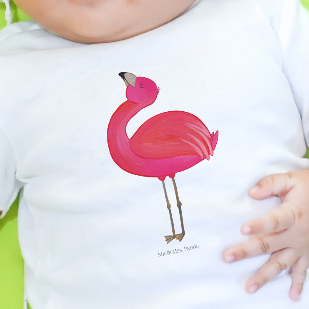 Baby Longsleeve Flamingo stolz Mädchen, Jungen, Baby, Langarm, Bio, Kleidung, Flamingo, stolz, Freude, Selbstliebe, Selbstakzeptanz, Freundin, beste Freundin, Tochter, Mama, Schwester