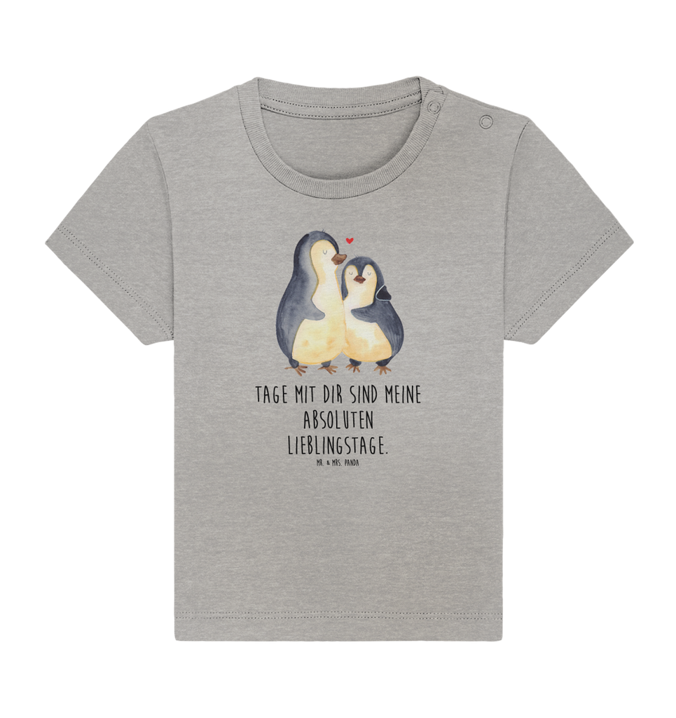 Organic Baby Shirt Pinguin umarmend Baby T-Shirt, Jungen Baby T-Shirt, Mädchen Baby T-Shirt, Shirt, Pinguin, Liebe, Liebespaar, Liebesbeweis, Liebesgeschenk, Verlobung, Jahrestag, Hochzeitstag, Hochzeit, Hochzeitsgeschenk