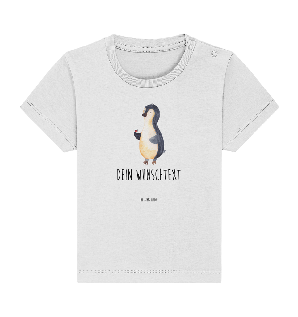 Personalisiertes Baby Shirt Pinguin Marienkäfer Personalisiertes Baby T-Shirt, Personalisiertes Jungen Baby T-Shirt, Personalisiertes Mädchen Baby T-Shirt, Personalisiertes Shirt, Pinguin, Pinguine, Marienkäfer, Liebe, Wunder, Glück, Freude, Lebensfreude