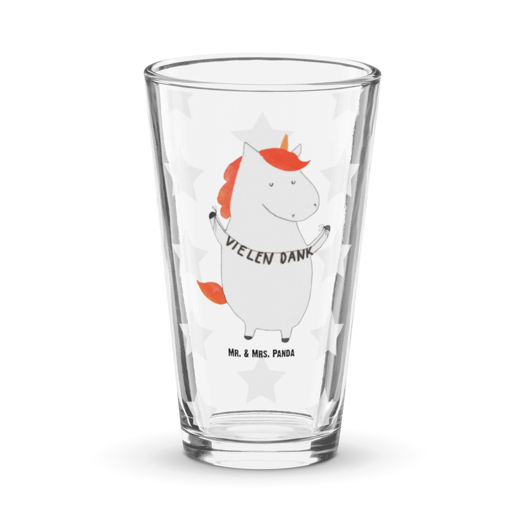 Premium Trinkglas Einhorn Vielen Dank Trinkglas, Glas, Pint Glas, Bierglas, Cocktail Glas, Wasserglas, Einhorn, Einhörner, Einhorn Deko, Pegasus, Unicorn, Danke, vielen Dank, Dankeschön, Danksagung