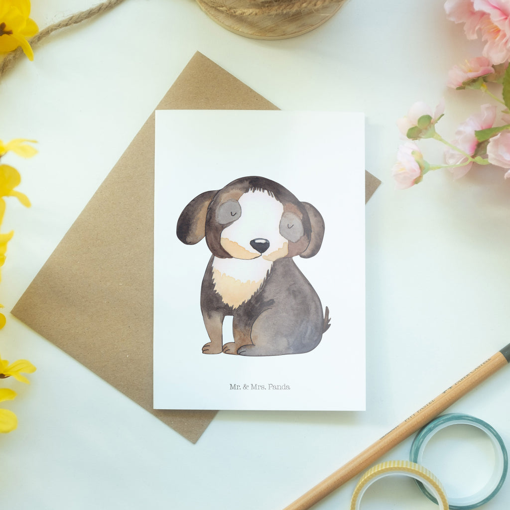 Grußkarte Hund entspannt Klappkarte, Einladungskarte, Glückwunschkarte, Hochzeitskarte, Geburtstagskarte, Karte, Hund, Hundemotiv, Haustier, Hunderasse, Tierliebhaber, Hundebesitzer, Sprüche, schwarzer Hund, Hundeliebe, Liebe, Hundeglück