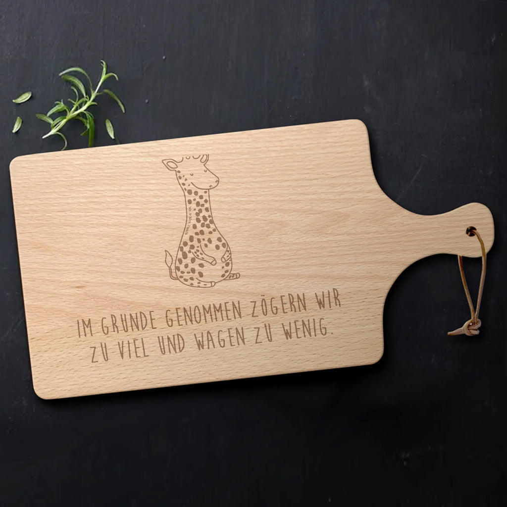 Cutting board with handle giraffe Satisfied Africa, Adventure