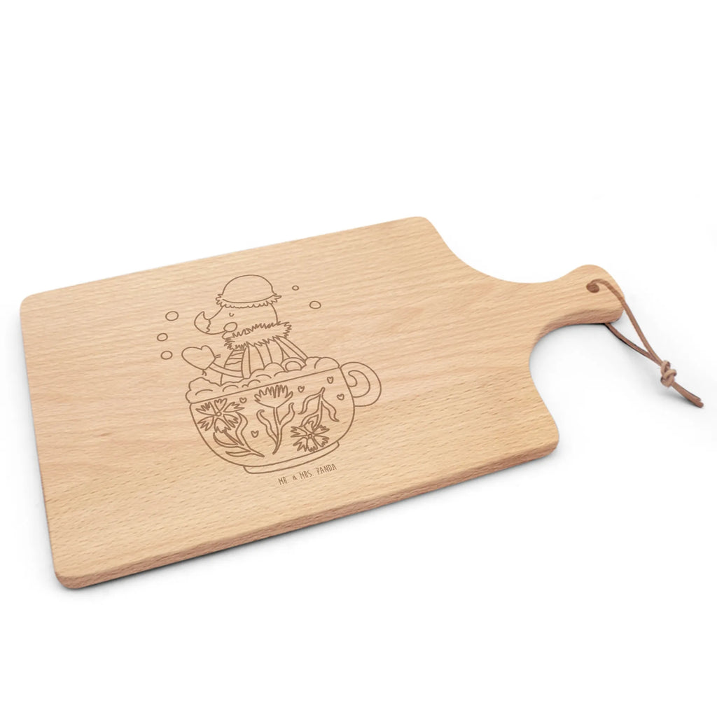 Cutting board with handle Moth foam bath card, gift ideas, gifts, small animals, cute, cute animal motives, hand drawn, funny sayings, good mood, special gifts, animal lover, time management, bath, cup, bathroom, bathroom decoration, dreamy, bathing, bubble bath, dreaming, goals, Moth