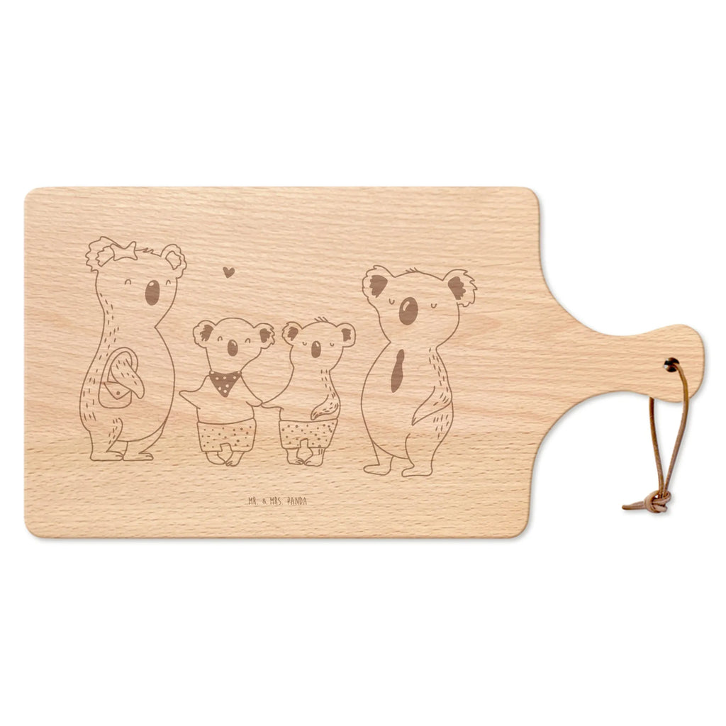 Bamboo chopping board Koala family with two kids Father's Day, Mother's Day, best family, koala bear, family life, family time, koala family, favourite family