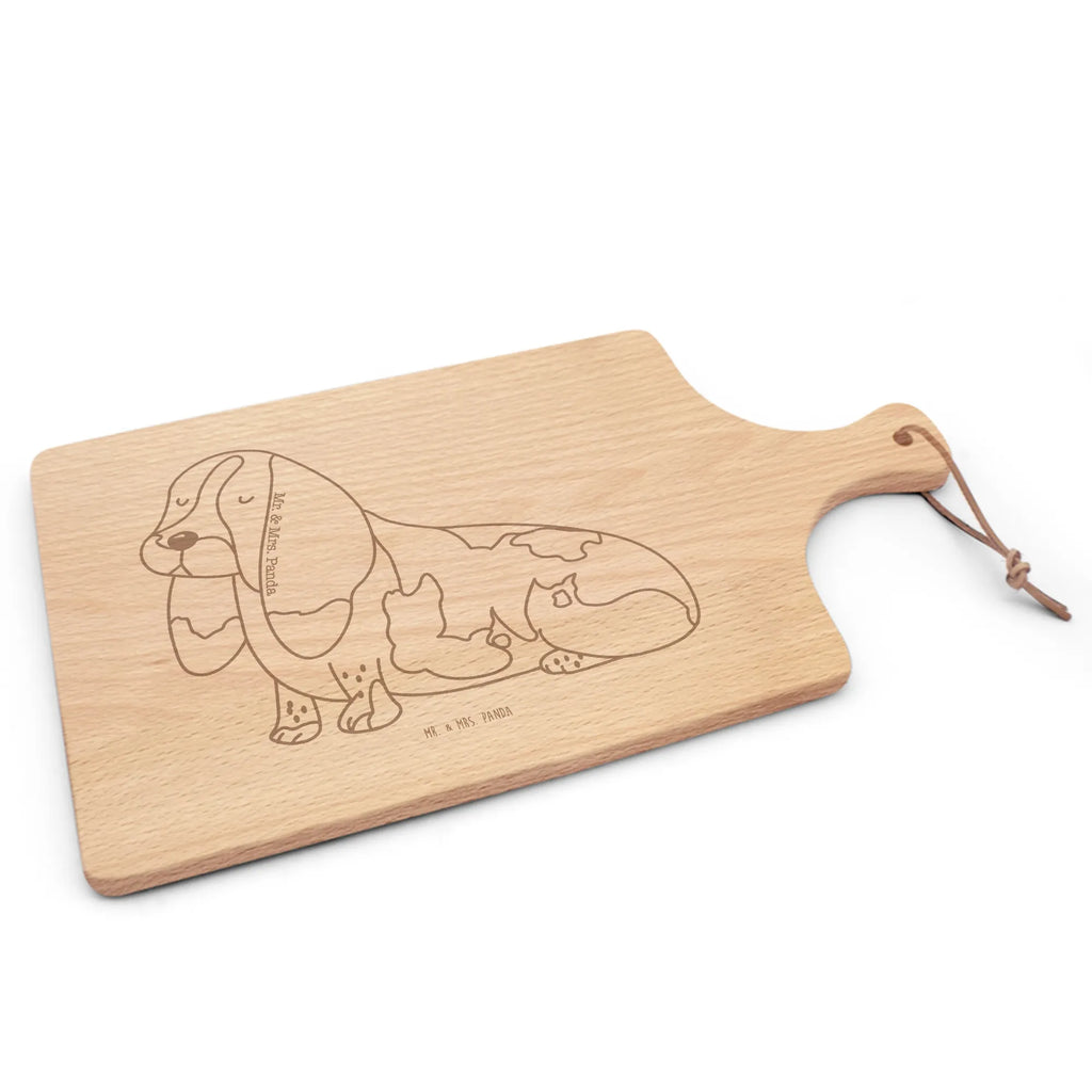 Deska do krojenia z uchwytem pies Basset Hound Pies, rasa psa, właściciel psa, miłośnik zwierząt, motyw psa, zwierzę domowe, powiedzenia