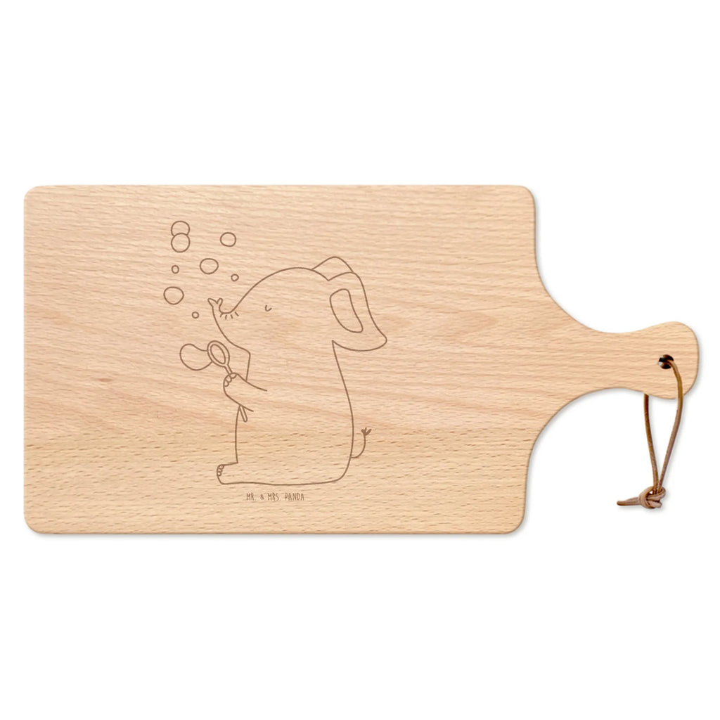 Deska do krojenia z uchwytem słoń bańki mydlane Motywy zwierzęce, dobra energia, zabawne powiedzonka, zwierzęta