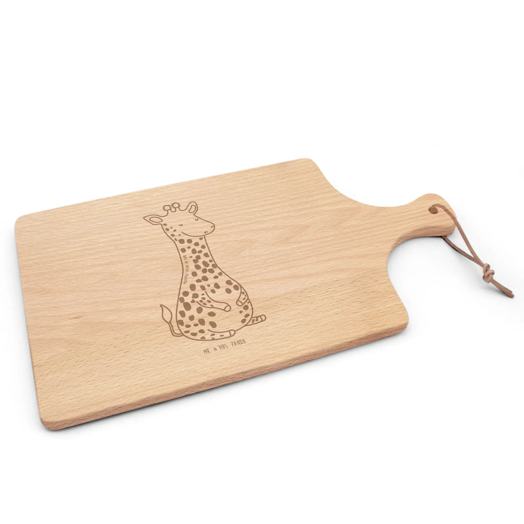 Cutting board with handle giraffe Satisfied Africa, Adventure