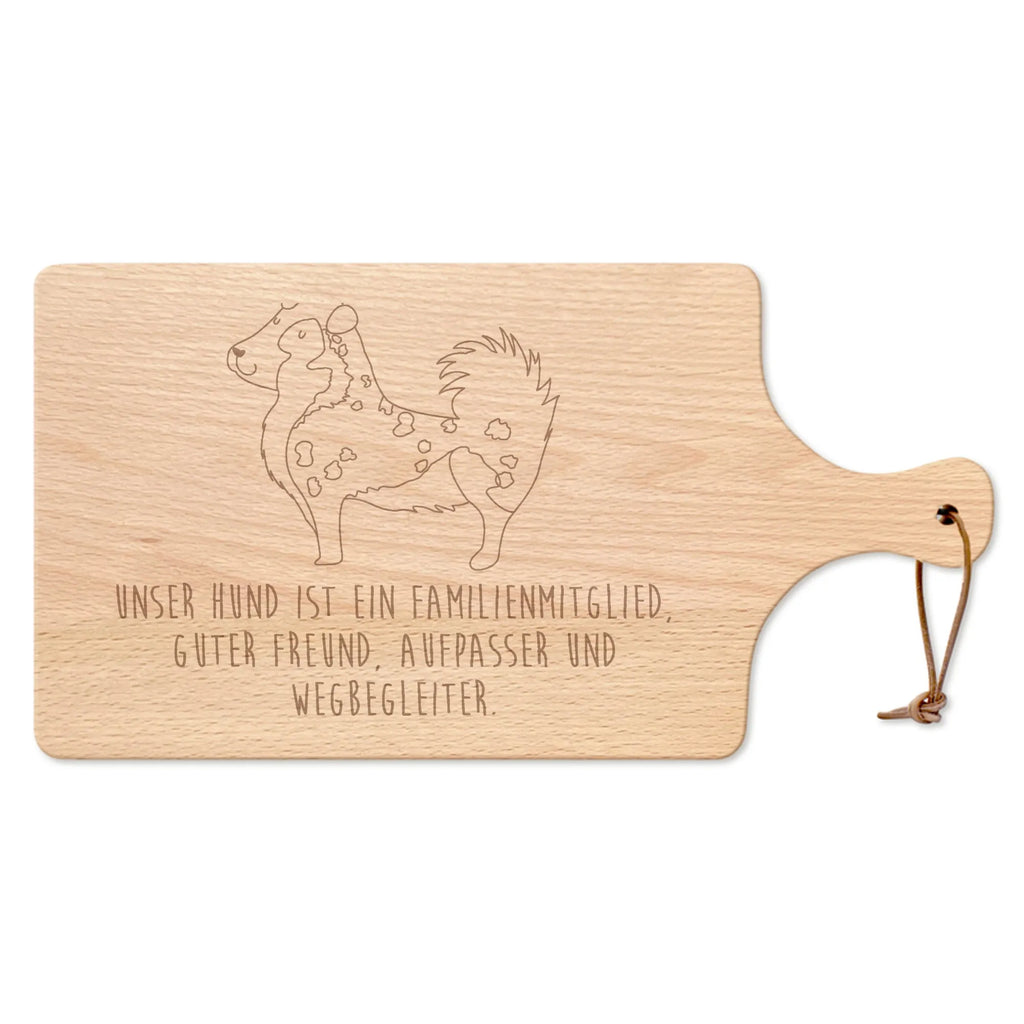 Deska do krojenia z uchwytem Pies Owczarek australijski Pies, rasa psa, właściciel psa, miłośnik zwierząt, motyw psa, zwierzę domowe, powiedzenia