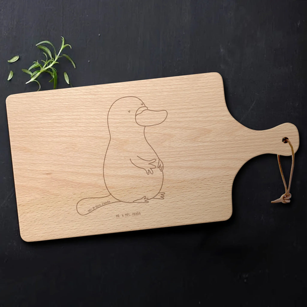 Cutting board with handle platypus courage gift ideas, vacation, Seafood, aquatic animals, ocean, shells, corals, reef, whale, narwhal, sea urchin, lobster, platypus, manatee, crocodile, shrimp, gifts for seafood lovers, water world, underwater animals, underwater world, deep sea, seafood fans, seafood decoration, seafood posters, courage, new start, brave, wisdom, world trip, Platypus, new beginning, work