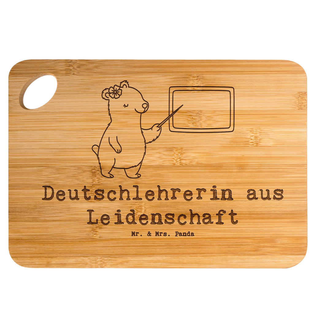 Bamboo chopping board German teacher Passion gift, sayings, gift idea, best, farewell gift, passing exam, anniversary, retirement, promotion, job start, profession