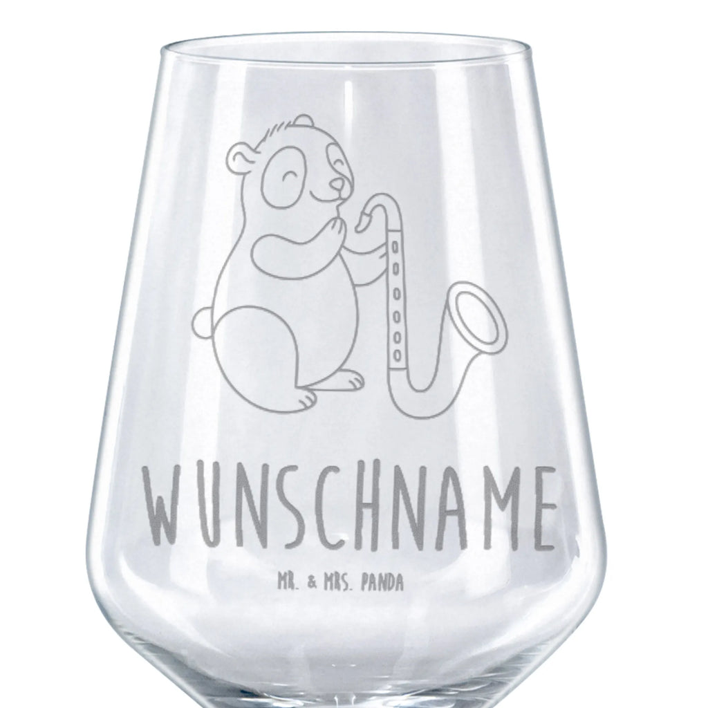 Rotweinglas Mit Gravur Panda Bassklarinette Personalisiertes Rotweinglas, Rotweinglas Mit Gravur, Instrumente, Geschenke Musiker, Musikliebhaber, Klarinette, Holzblasinstrument, Panda, Kammermusik, Orchester, Bassklarinette