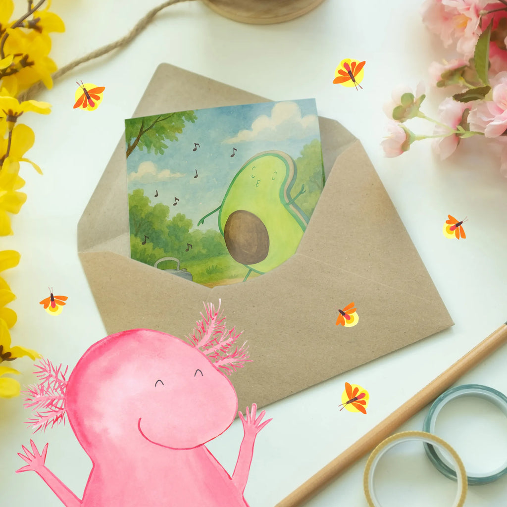 Grußkarte Avocado Tanzen Design dankeskarten, valentinstagskarte, firmungskarte, weihnachtskarten, kommunionskarte, spruchkarte, glückwunschkarten, Grußkarten, Motivkarte, Beileidskarte, Grußkarte, genesungskarte, neujahrskarte, vatertagskarte, jubiläumskarte, osterkarte, babykarte, abiturkarte, osterkarten, einladungskarten, Klappkarte, Glückwunschkarte, hochzeitskarten, Avocado, Veggie, Vegan, Gesund