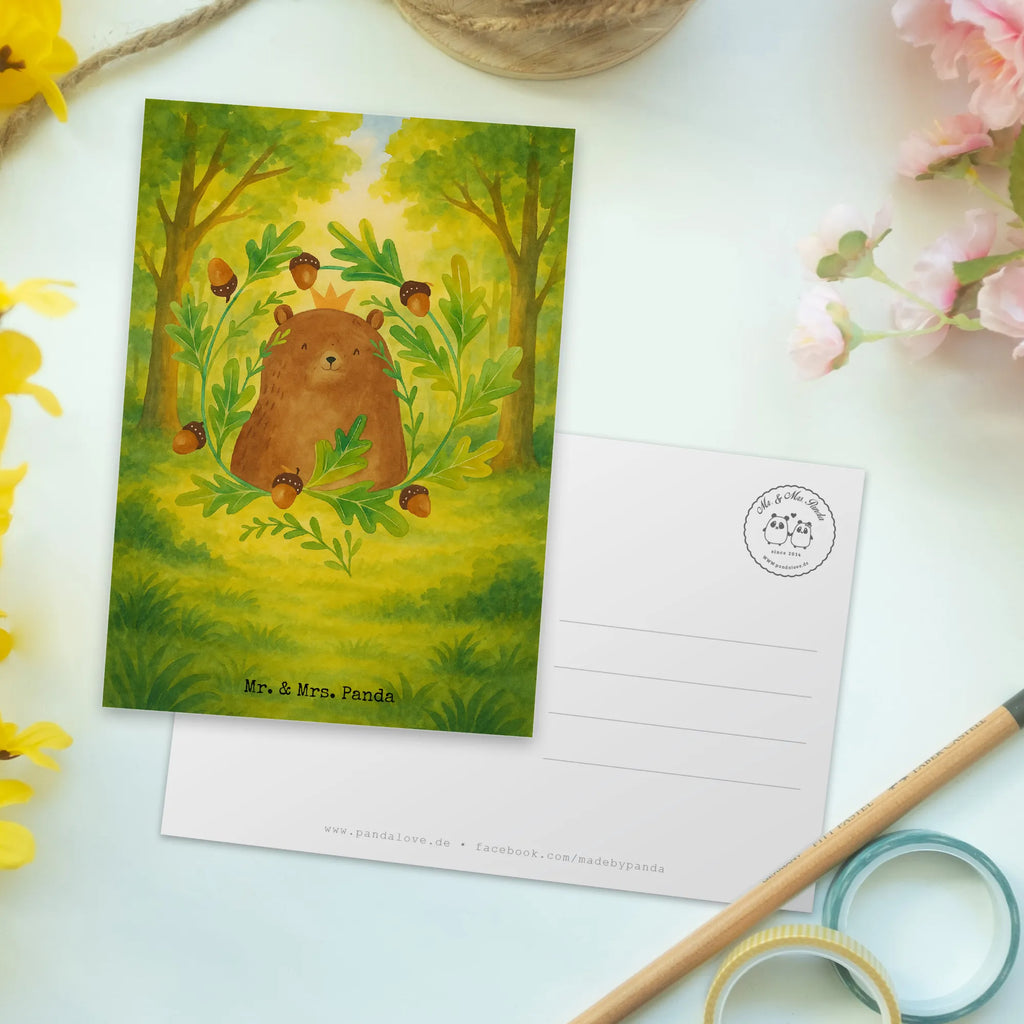 Postkarte Bär König Design Designkarte, kunstkarte, Kunstkarten, Postkarten, Grußkarte, einzelkarte, spruchkarte, bildkarte, Ansichtskarte, Motivkarte, Postkarte, Fotokarte, Ansichtskarten, Teddy, Bär, Teddybär, Vater, Bester Vater, Papa Bär, Bester Papa, Vatertag, Dad, Weltbester Papa, Papi, Daddy, Papa