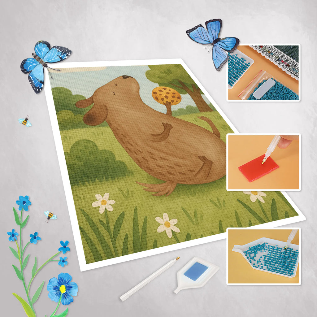 Obraz diamentowy pies ciastko Design Pies, rasa psa, właściciel psa, miłośnik zwierząt, motyw psa, zwierzę domowe, powiedzenia