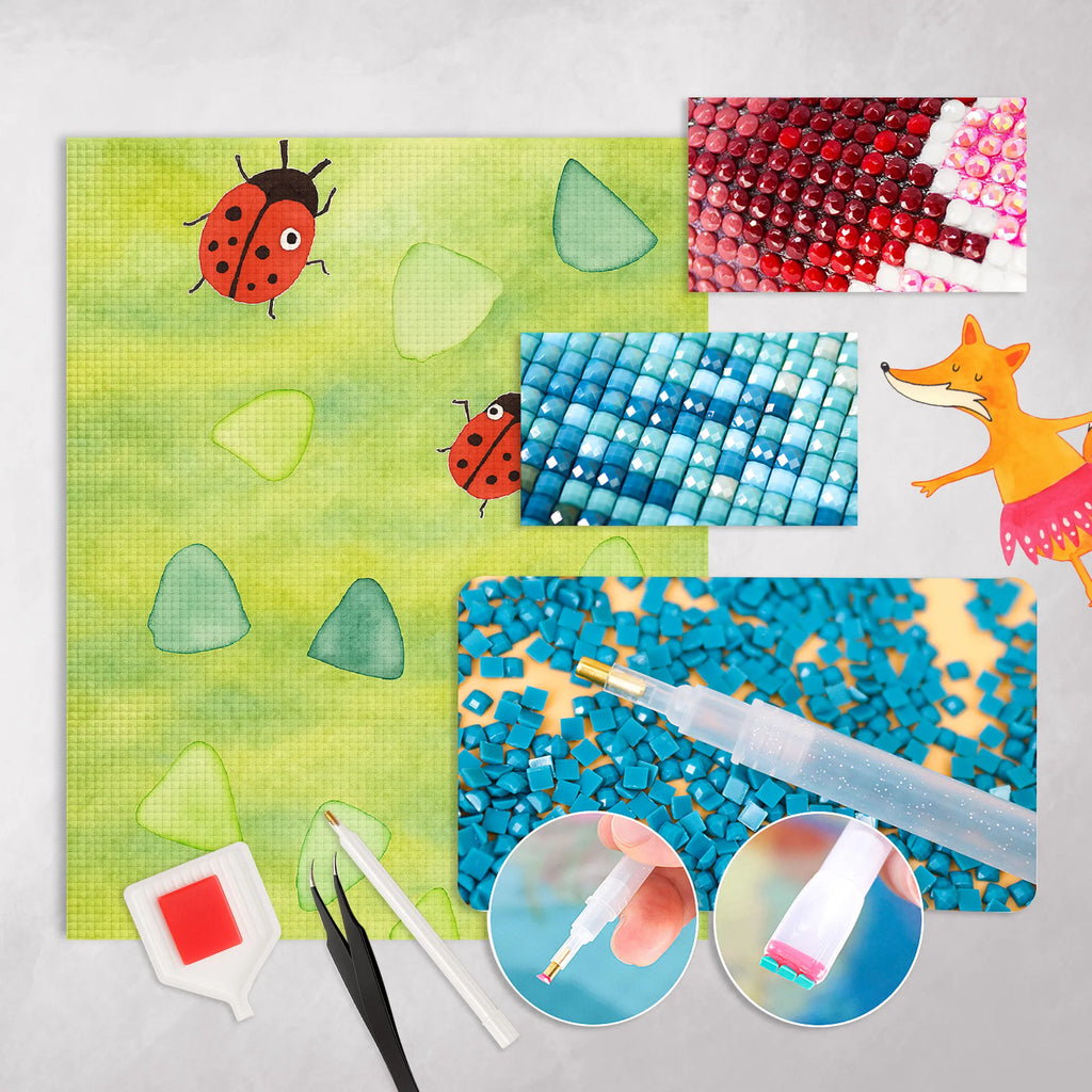 Diamond Painting Ladybug Design Design diamond painting kit, diamant malset, diamant malerei, 5d diamant painting, bilder mit diamanten, Kristallbild, diamantbild, diamant steine bilder, mosaik set, diamant malerei set, diamant gemälde, funkelbilder, glitzerbilder, diamant stickerei set, diamond painting kits, 5d diamond painting, diamond painting bilder, diamant stickerei, diy diamond painting, diamant kunst, diamant painting set, diamond art, Diamond Painting, strass malerei, diamant bastelset, mosaik malerei, strassbilder, malen mit diamanten, diamant bilder, diy diamant painting set, diamant mosaik, glitzerbild, diamant painting kit, diamant painting, steinchenbilder, mosaik bilder, diamond painting set, diamant painting bilder, diamond painting komplettset, diamond painting sets, Aquarell, Grüne Punkte, Muster, Niedlich, Marienkäfer, Verspielt