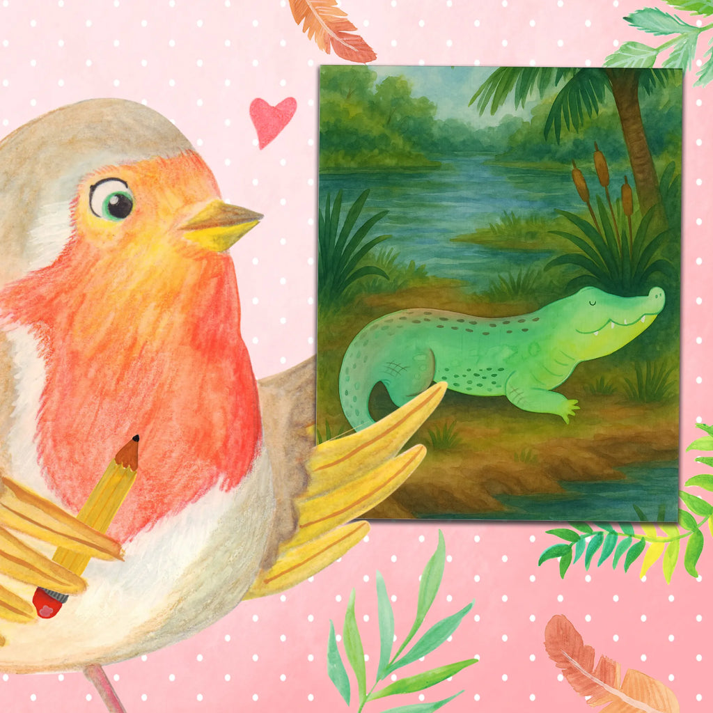 Malen nach Zahlen Krokodil Design diy set, malset, zahlenbilder, malen nach zahlen set, kreativ set, leinwand malset, Malen nach Zahlen, Urlaub, Meer, Meerestiere, Krokodil, Beste Freundin, Spontan sein, Krokodile, Verrückt sein, Reiselust, Lieblingsmensch, Freundin, Abenteuerlust