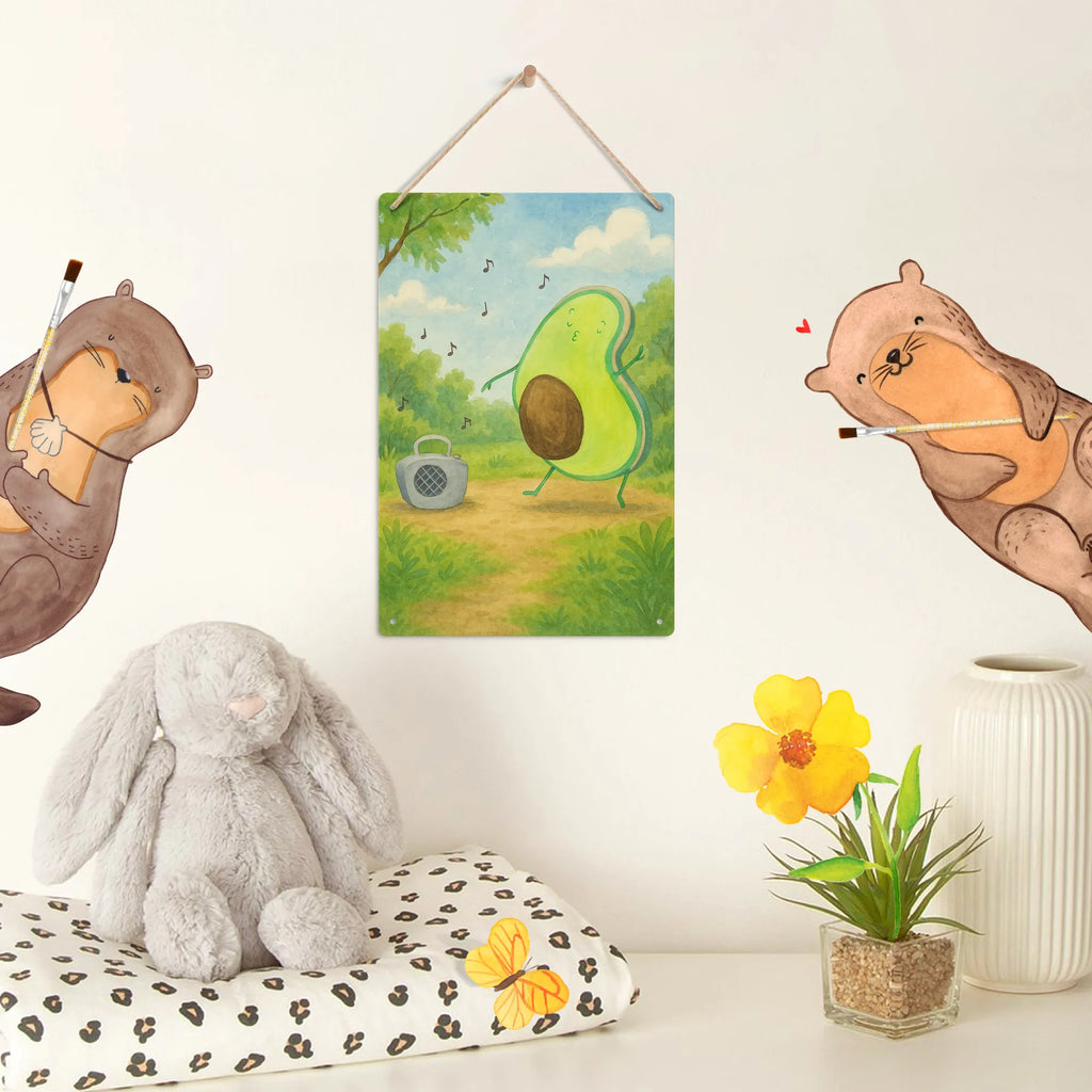 Paint by Numbers Metal Sign avocado Dance Design vegetables