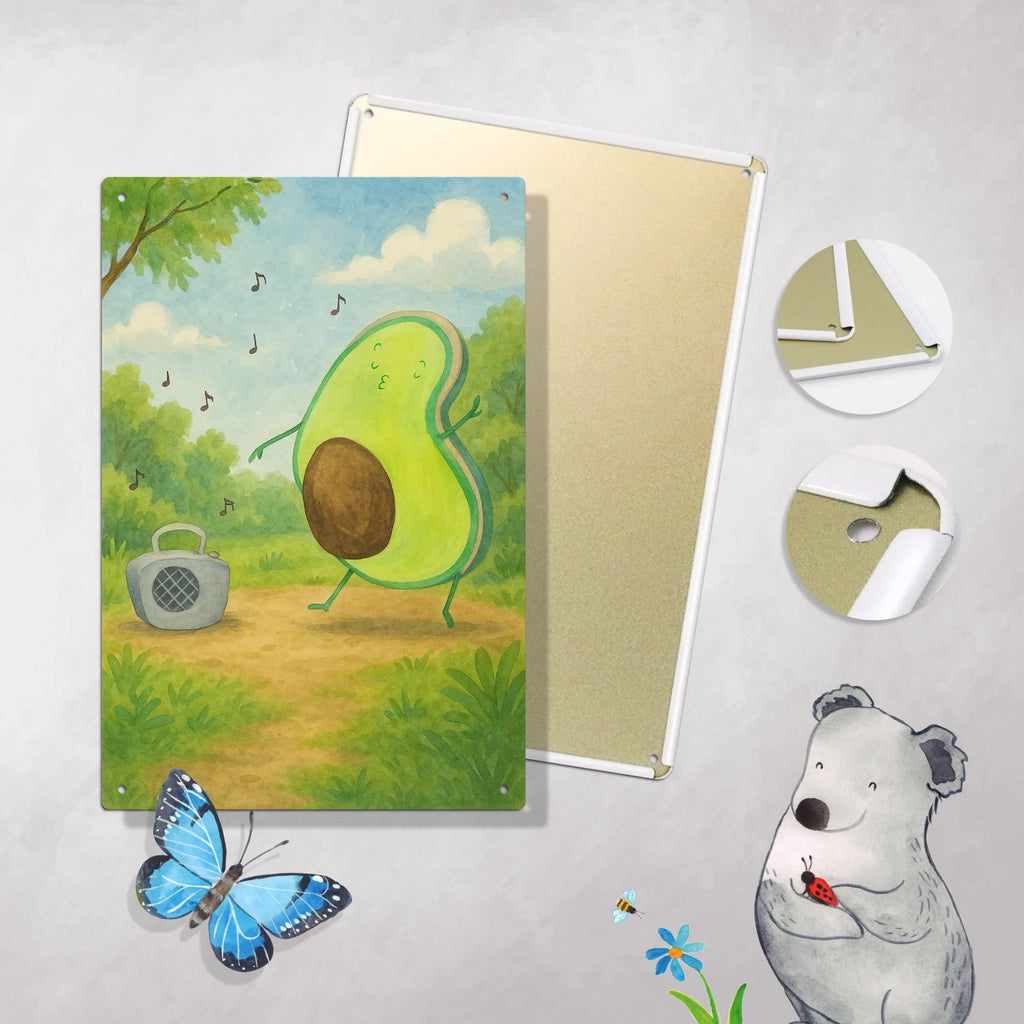 Paint by Numbers Metal Sign avocado Dance Design vegetables