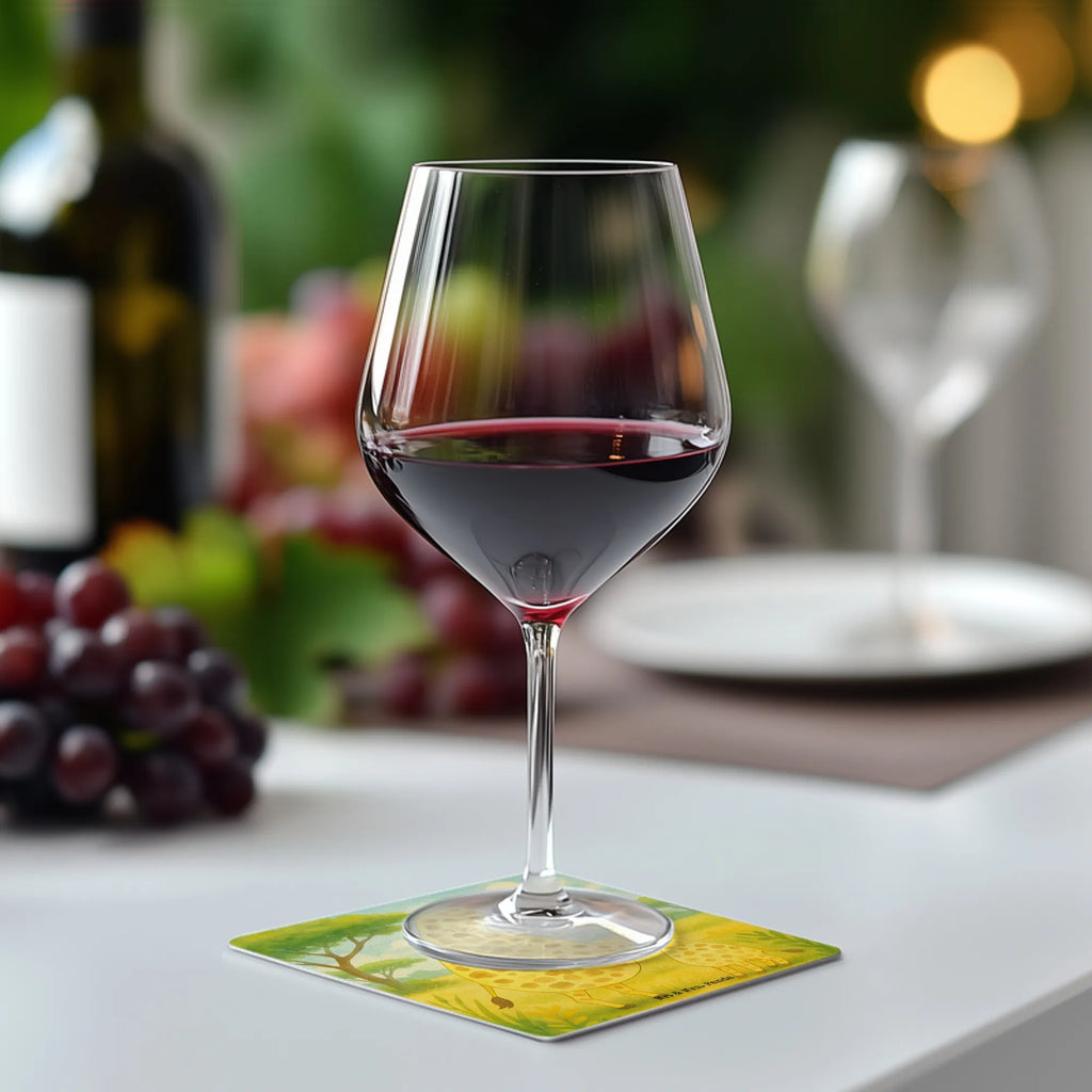 Bierdeckel Giraffe Kind Design Gastgeschenk Hochzeit, Afrika, Wildtiere, Sohn, Mama, Mutter, Kind, Giraffe, Lieblingsmensch, Tochter