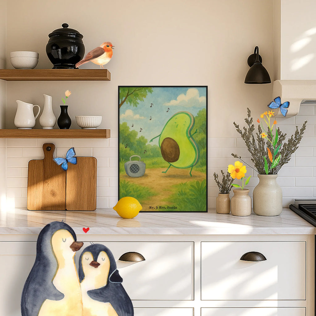 Poster avocado Dance Design vegetables