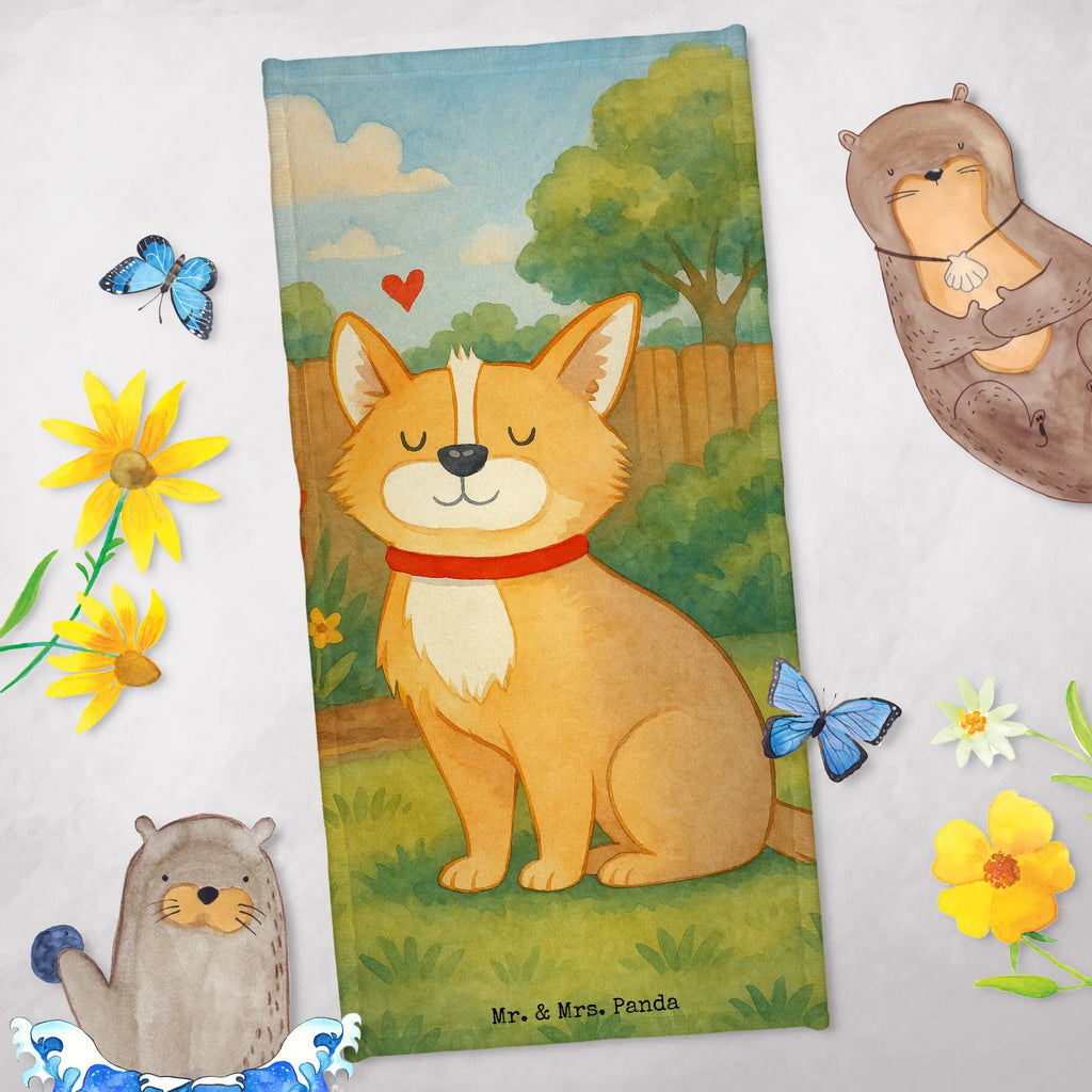 Badehandtuch Hund Glück Design Gästehandtuch, Duschhandtuch, Frottier, Duschtuch, Badehandtuch, Strandtuch, Kinder Handtuch, Badetuch Kinder, Reisehandtuch, Saunatuch, Sport Handtuch, Badetuch, Sprüche, Hund, Hunderasse, Hundebesitzer, Hundemotiv, Haustier, Tierliebhaber, Corgie, Hundeliebe, Hundemama, Spruch, Liebe