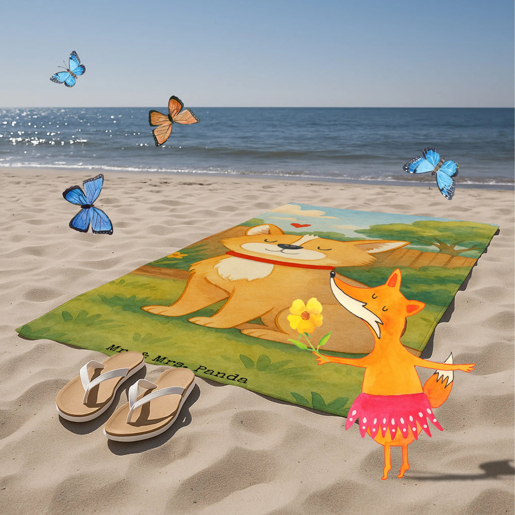 Badehandtuch Hund Glück Design Gästehandtuch, Duschhandtuch, Frottier, Duschtuch, Badehandtuch, Strandtuch, Kinder Handtuch, Badetuch Kinder, Reisehandtuch, Saunatuch, Sport Handtuch, Badetuch, Sprüche, Hund, Hunderasse, Hundebesitzer, Hundemotiv, Haustier, Tierliebhaber, Corgie, Hundeliebe, Hundemama, Spruch, Liebe