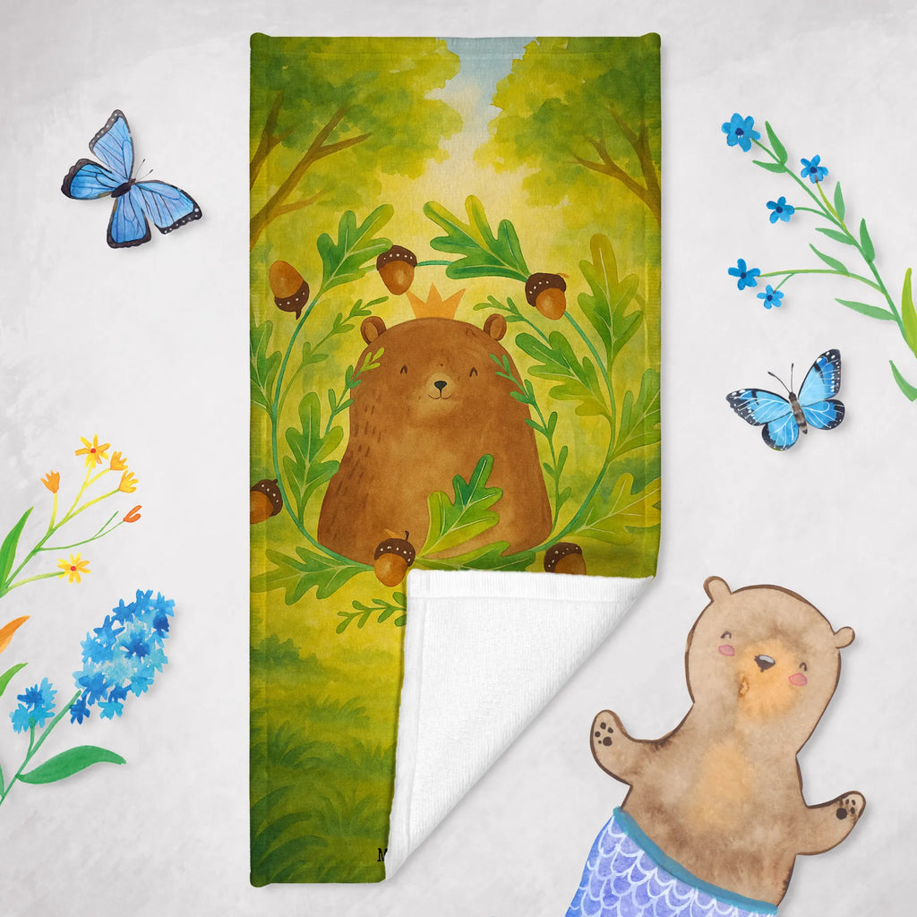 Badehandtuch Bär König Design Reisehandtuch, Duschtuch, Sport Handtuch, Badetuch Kinder, Frottier, Saunatuch, Badehandtuch, Kinder Handtuch, Duschhandtuch, Gästehandtuch, Strandtuch, Badetuch, Teddy, Bär, Teddybär, Vater, Vatertag, Dad, Bester Papa, Papa Bär, Weltbester Papa, Papi, Papa, Daddy, Bester Vater