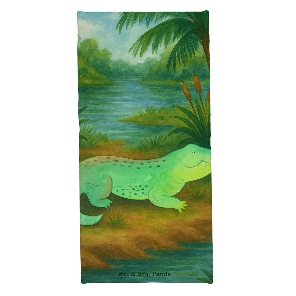 70 x 140 ręcznik Krokodyl Design Zwierzeta morskie, Morze, Wakacje