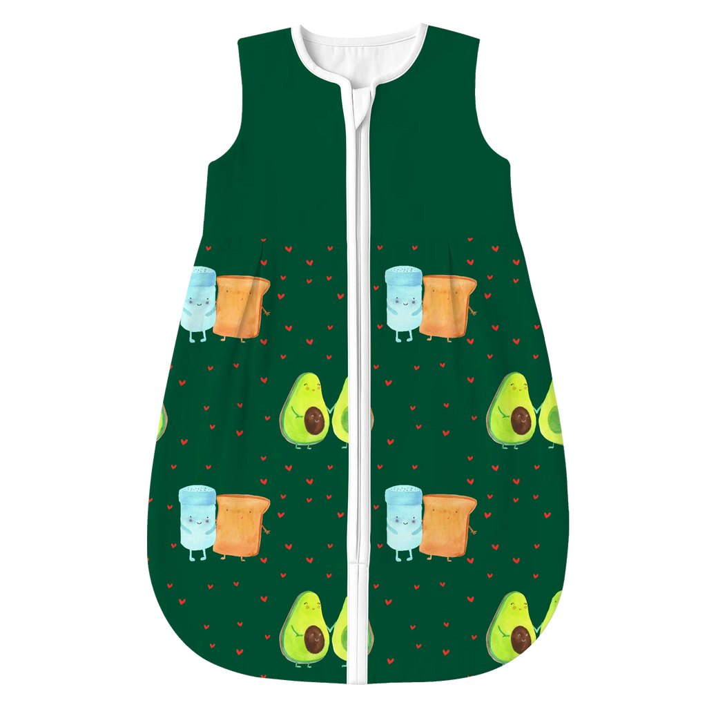 Schlafsack Baby Avocado Pärchen Muster