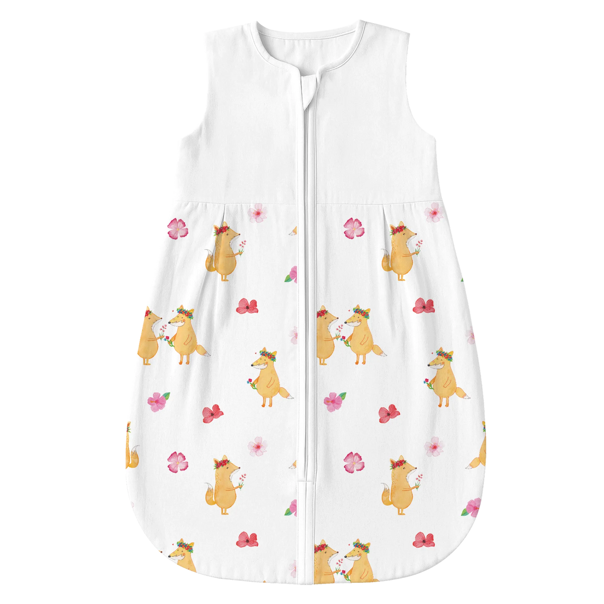 Schlafsack Baby Fuchs Blumen Muster Babyschlafsack, Schlafsack Baby, Fuchs, Motivation, Blumenmädchen, Füchse, Freude, Liebe, Selbstliebe, Mich, Fuchsmädchen, Blumen, Liebesbeweis, Freundin, Freundinnen, Fox, Blume, Ich